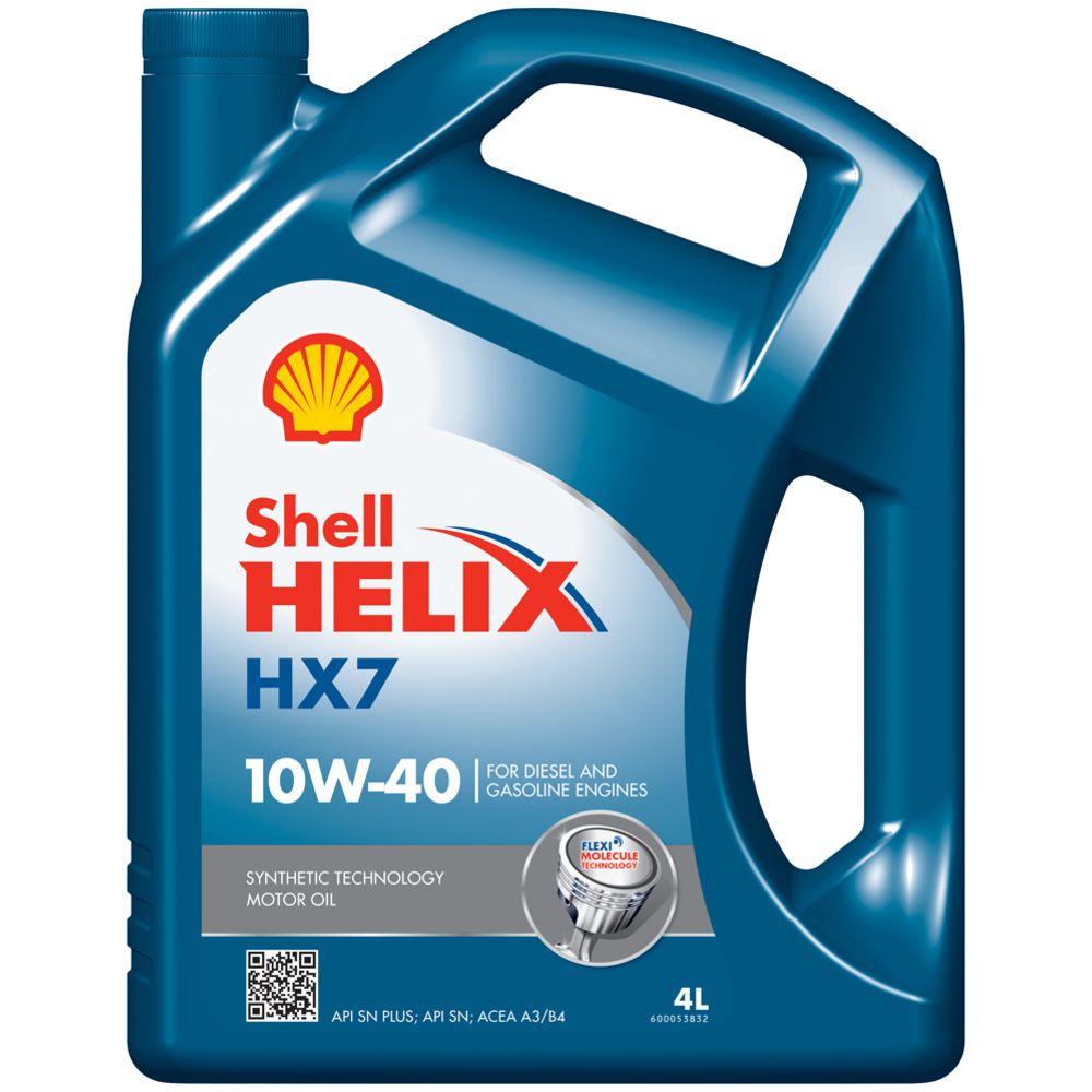 Shell Helix HX7 10W-40 4 l moottoriöljy