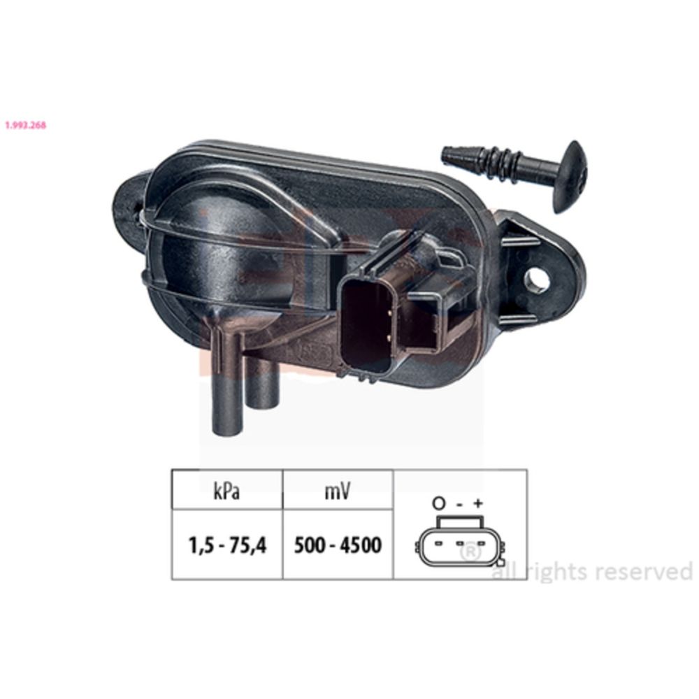 Sensor, avgastryck 28-1597