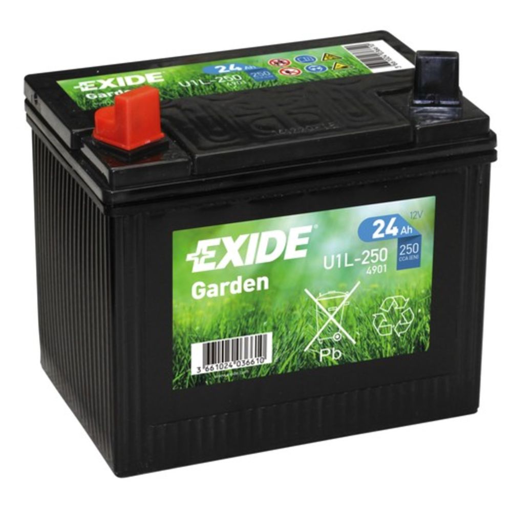 Exide Garden aku 12V 24Ah "U1L-250"