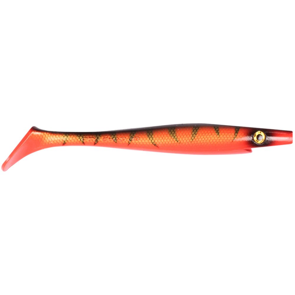 Strike Pro Pig Shad 23 cm 90 g haukijigi väri: Red Tiger 141