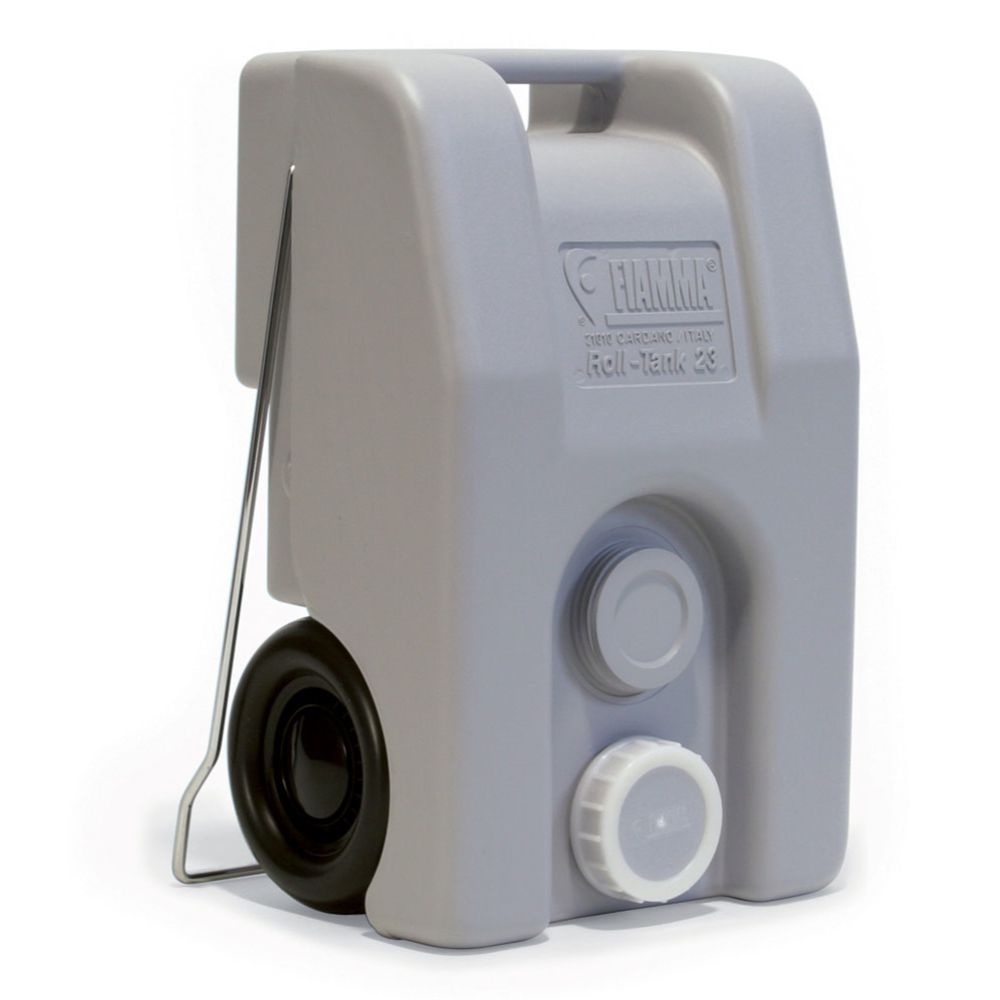 Caravan-jätevesisäiliö pyörillä 23L, 50X33X25cm