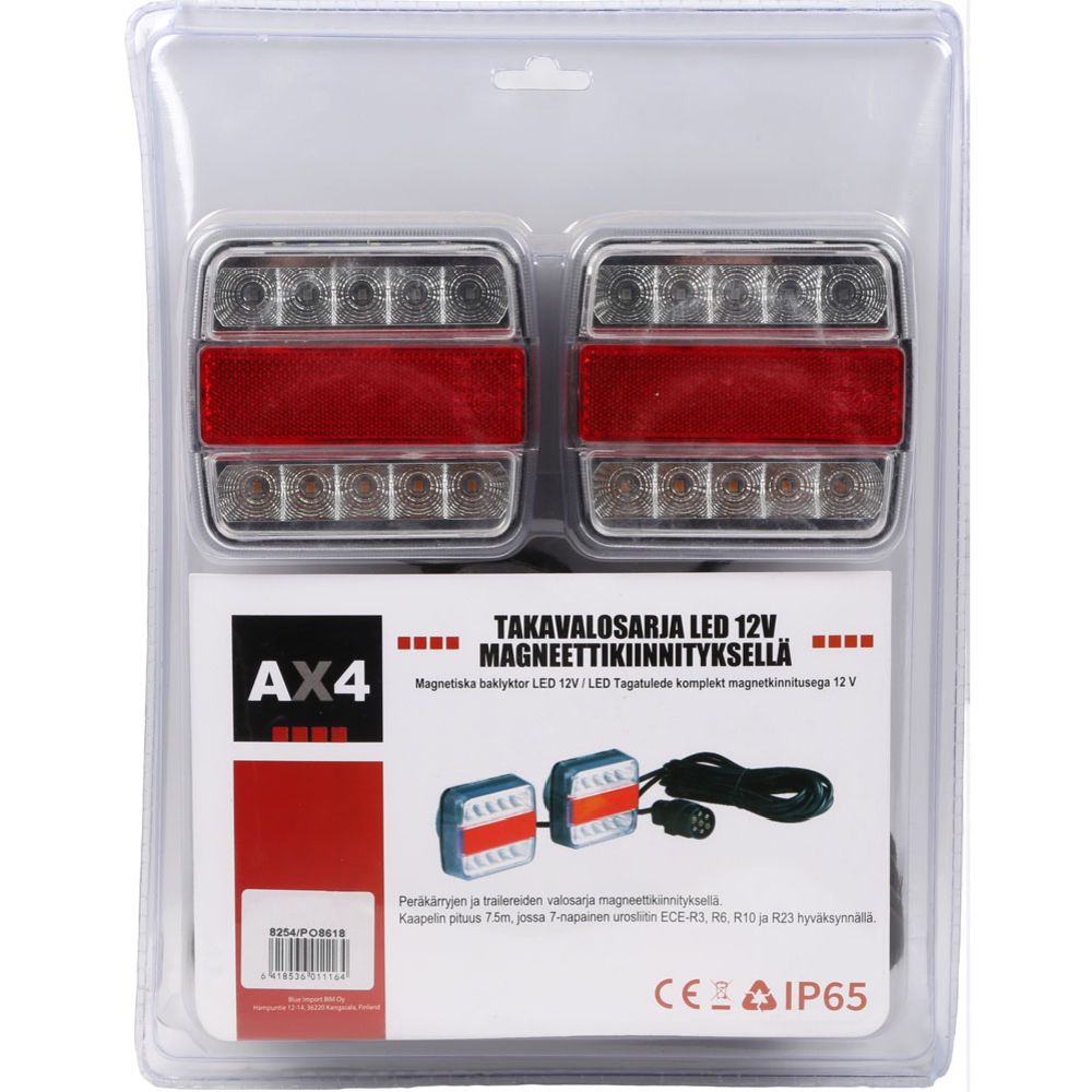 Takavalosarja LED 12 V magneettikiinnityksellä