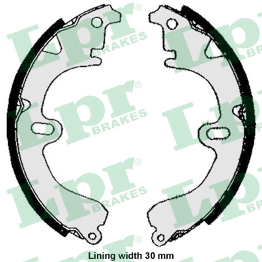 Bromsbackar, sats 22-3125