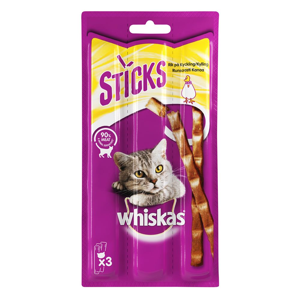 Whiskas Sticks kana 3 x 6 g