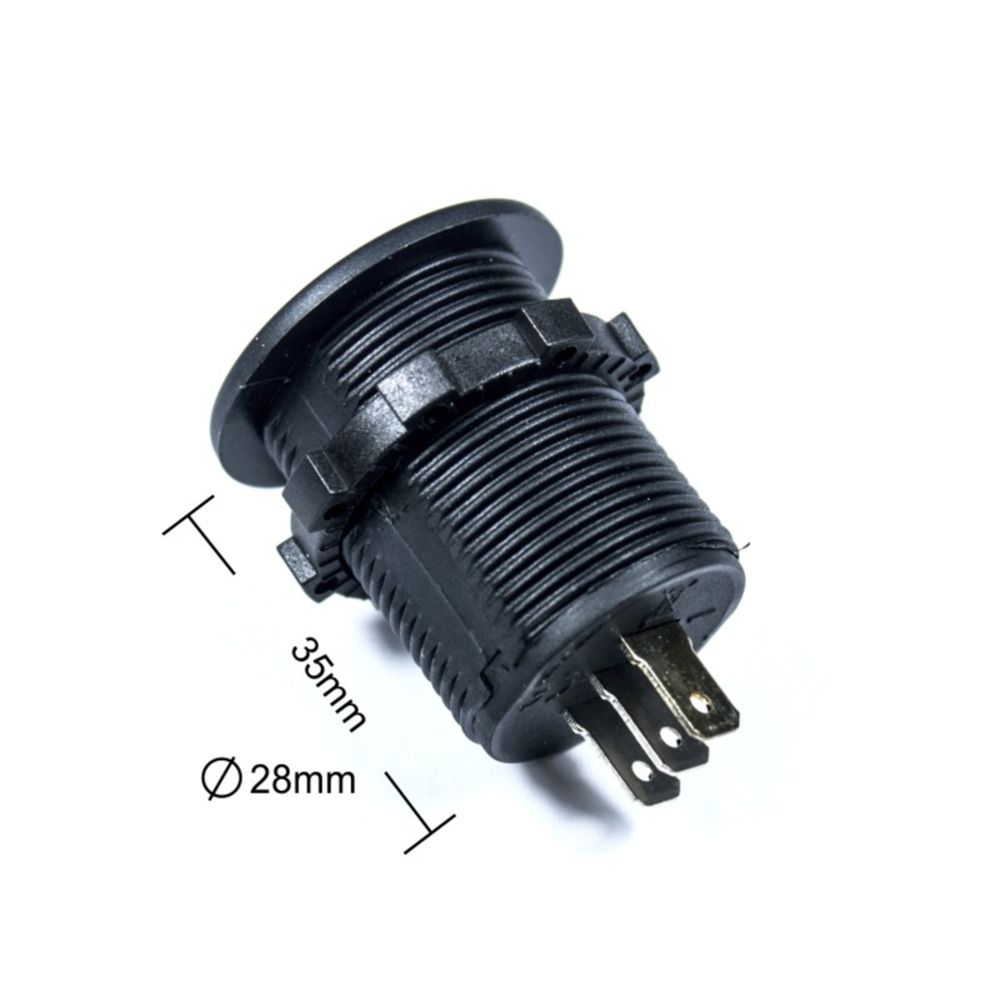 Four veekindel pinge/voolutugevuse näitur 12/24 V DC