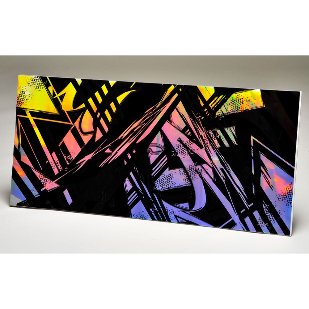 Stunt Freaks Team Graphic Tape Shifter Rainbow Chrome tarra-arkki
