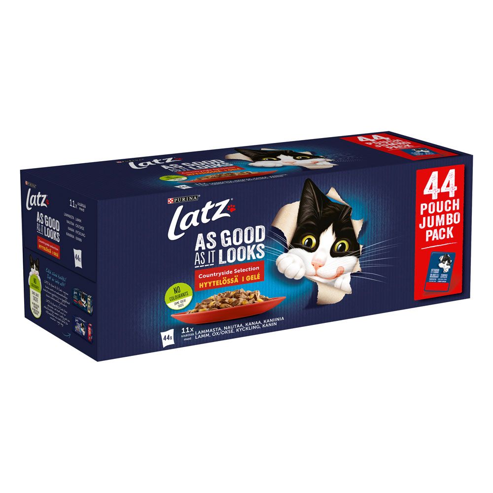 Latz Agail Countryside lajitelma hyytelössä 44 x 85 g