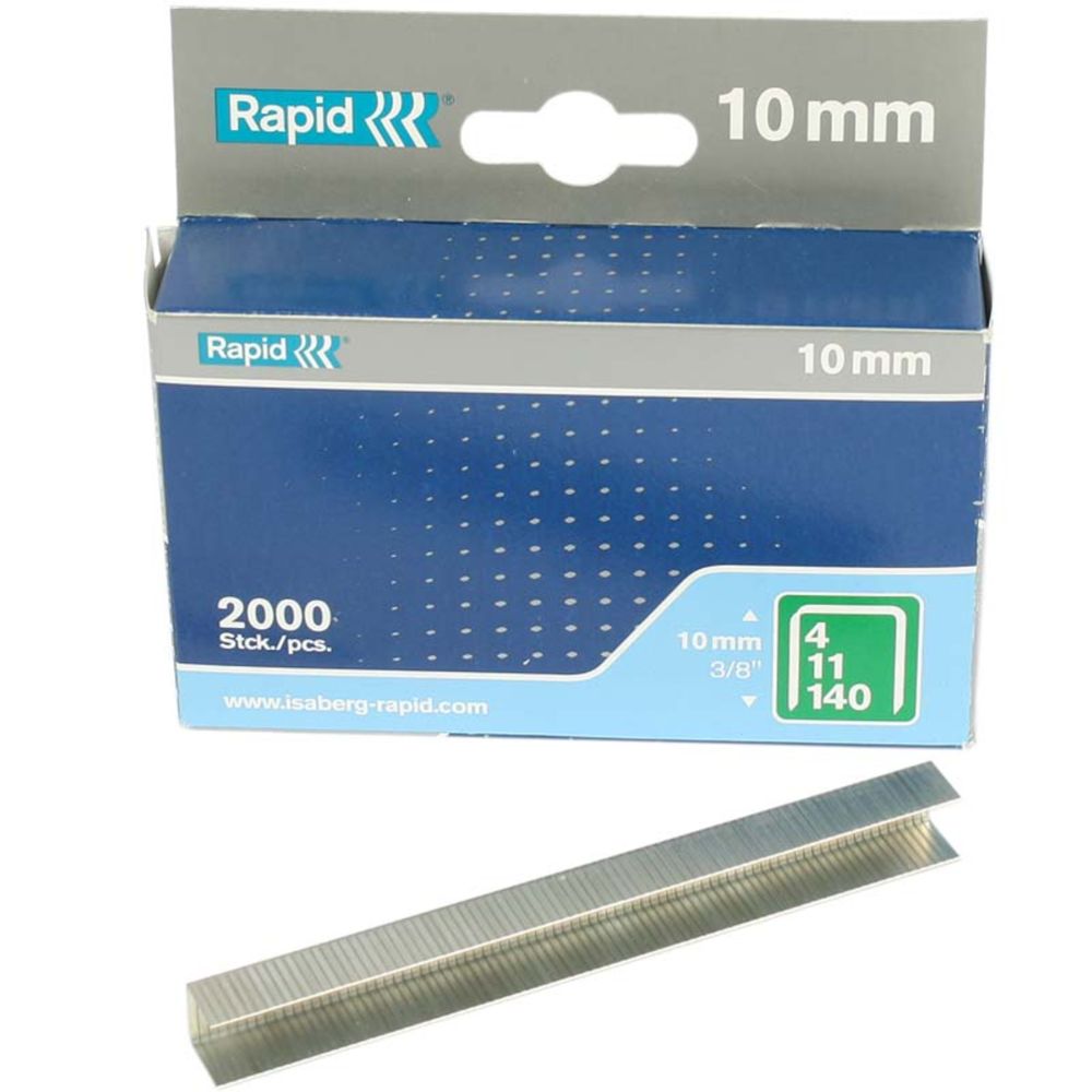 Rapid No140 "flatwire" sinkilä 10 mm 2000 kpl