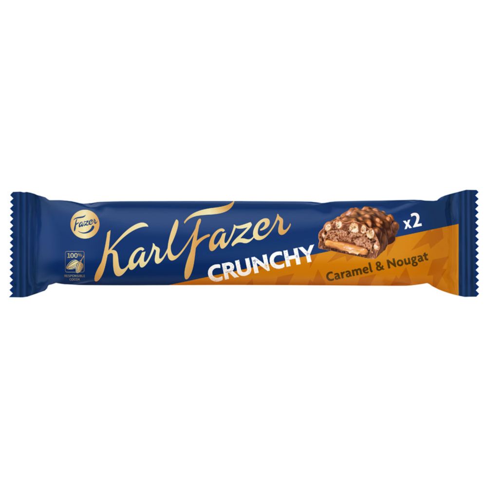 Karl Fazer Crunchy suklaapatukka 55 g