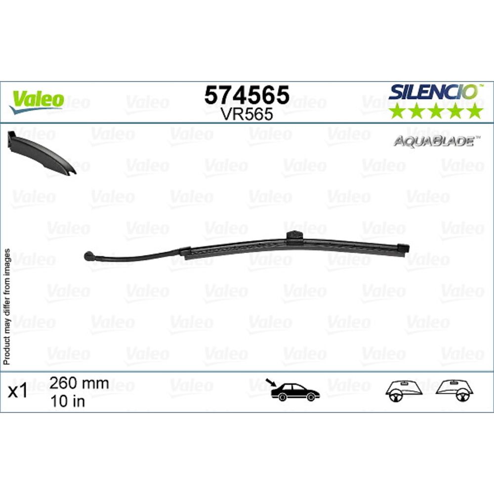 Valeo Silencio VR565 pyyhkijänsulka 26 cm