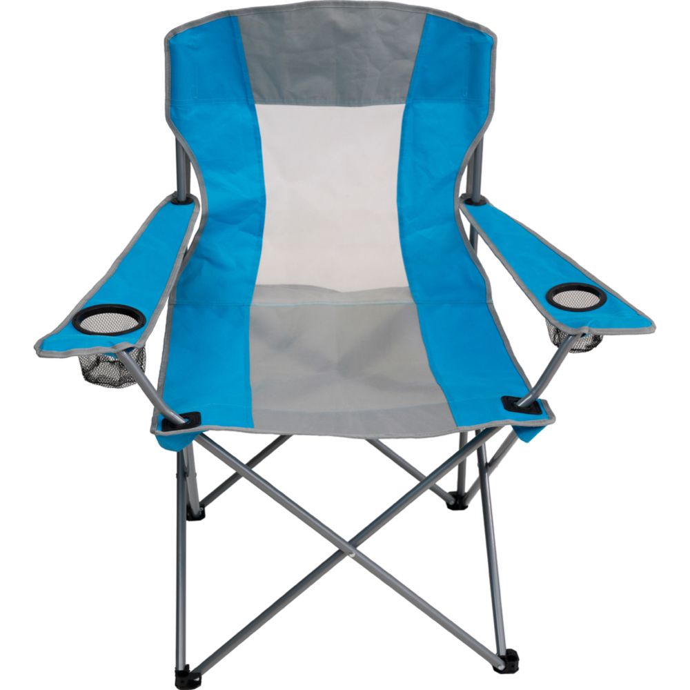 Woodlander XL campingstol med flaskhållare