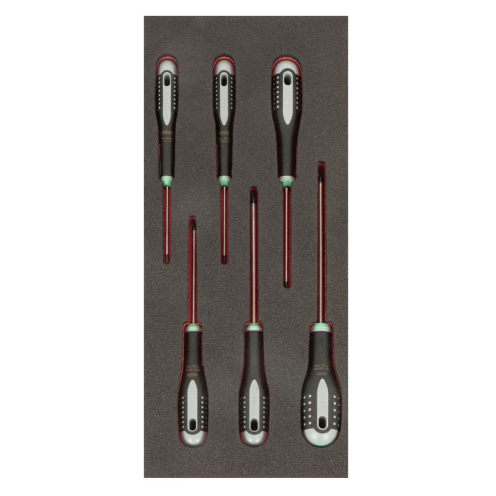 Bahco FF1E1009EH Torx skruvmejselsats till verktygsvagn 6 delar