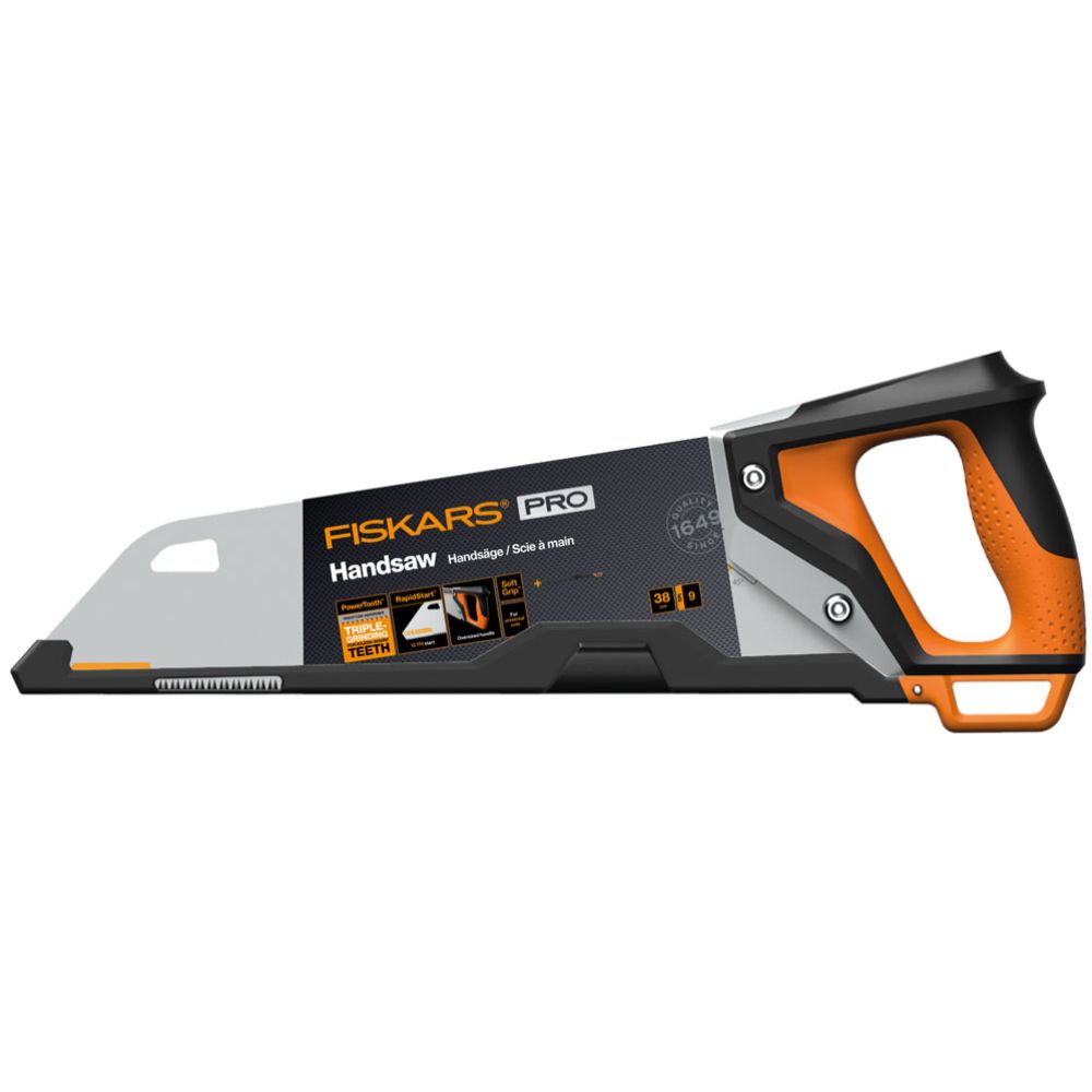 Fiskars Pro PowerTooth käsisaag 9 tpi 380 mm
