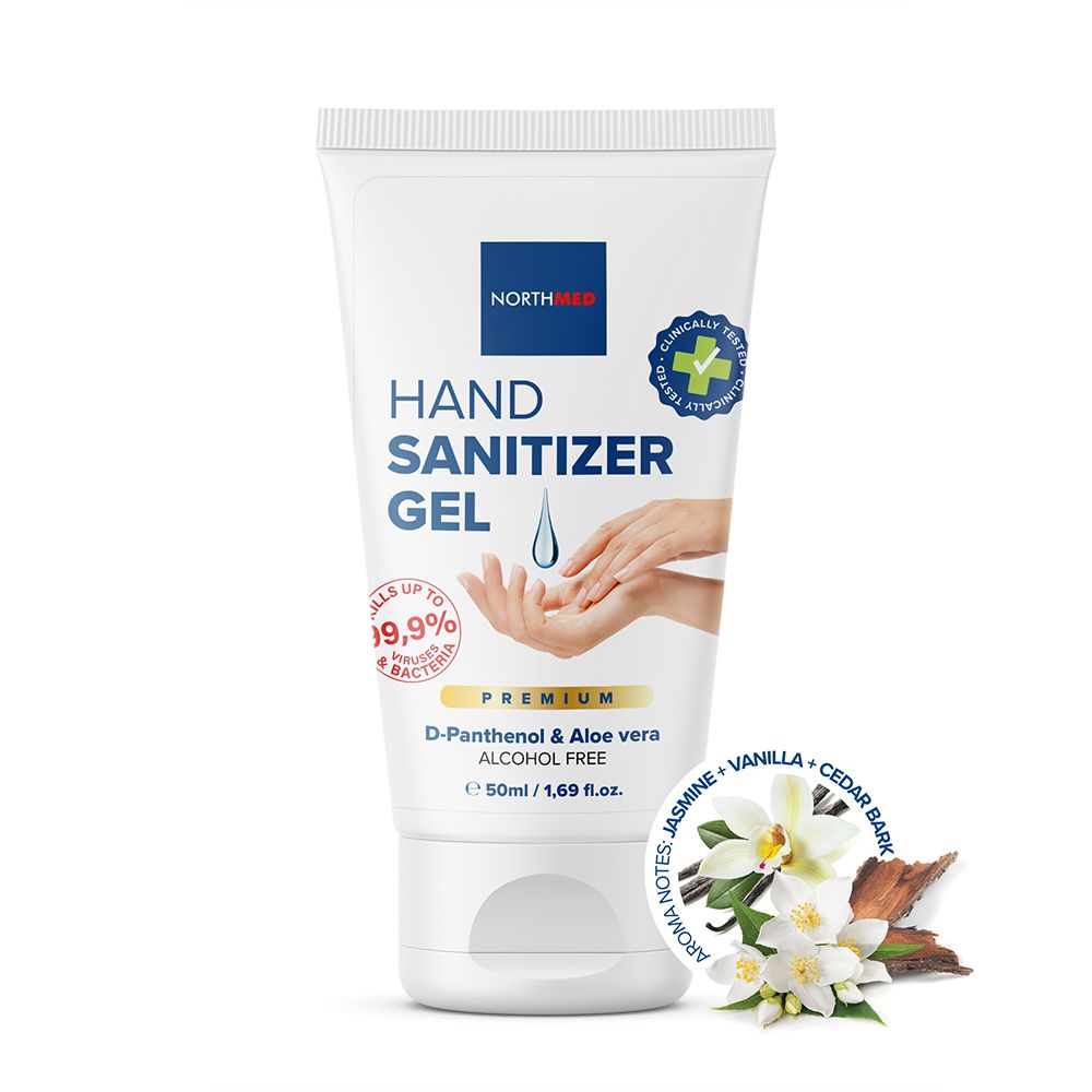 Northmed käte desinfitseerimisvahend D-Panthenol & Aloe vera tuubis 50 ml