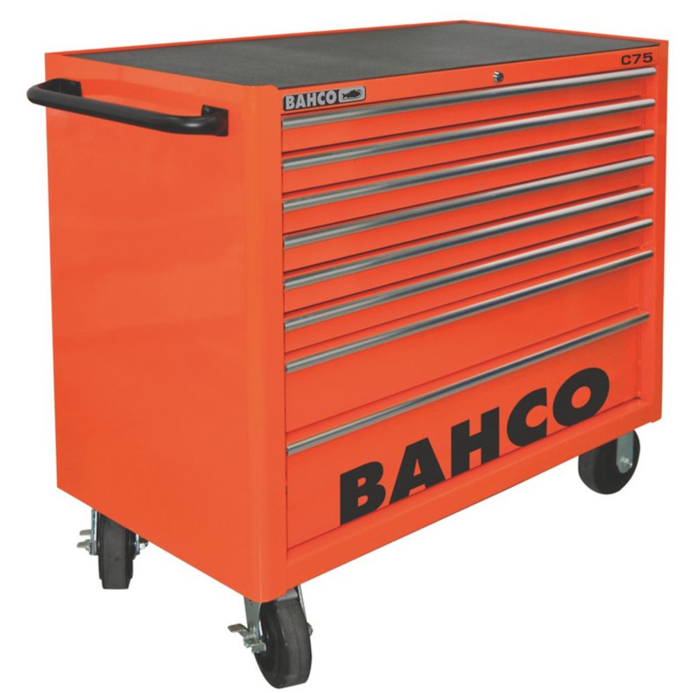 Bahco 1475KXL8 tööriistakäru C75 oranž 8 sahtlit