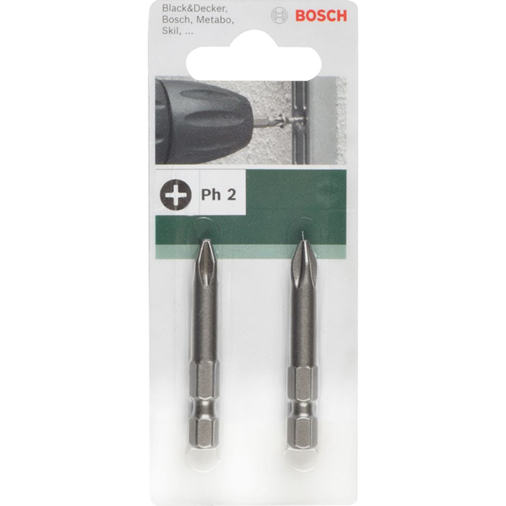 Bosch skruvmejselbit PH3 49 mm 2 st.