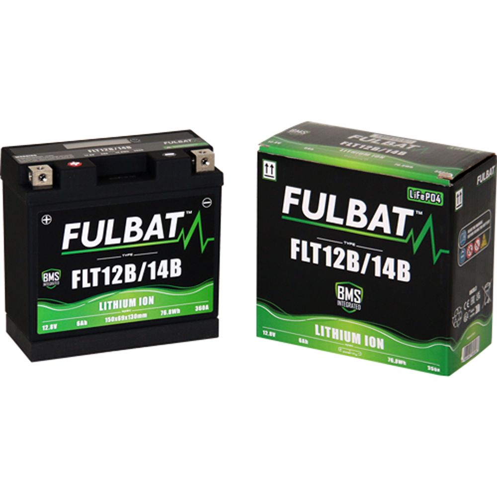 Fulbat Litium-akku 12 V 76,8 Wh FLT12B/FLT14B