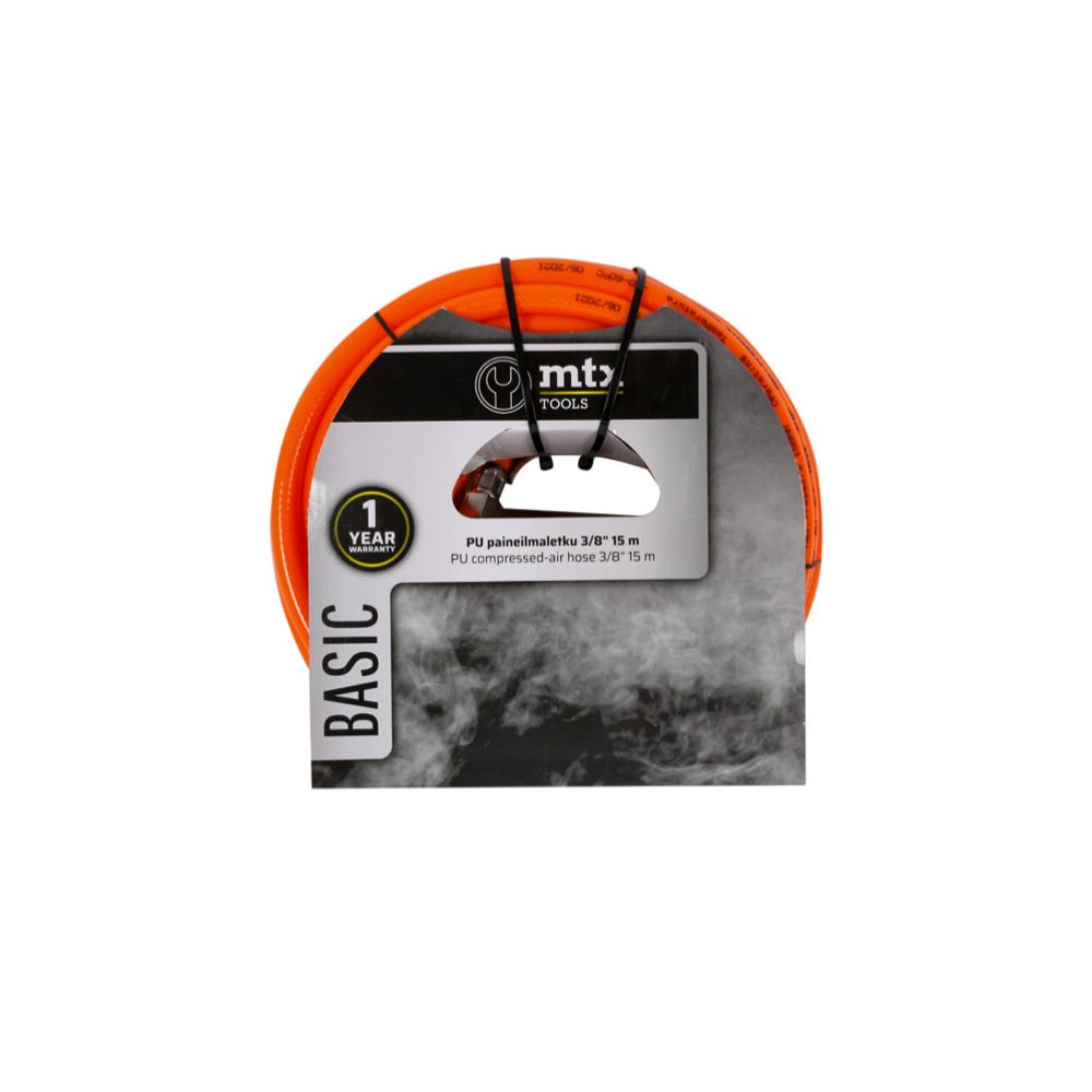 MTX Tools Basic tryckluftsslang PU 3/8" 15 m