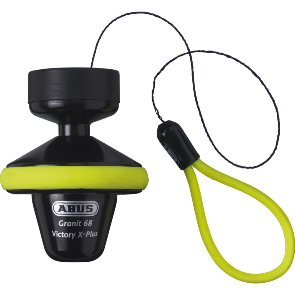 Abus 68 Victory X-Plus jarrulevylukko full keltainen