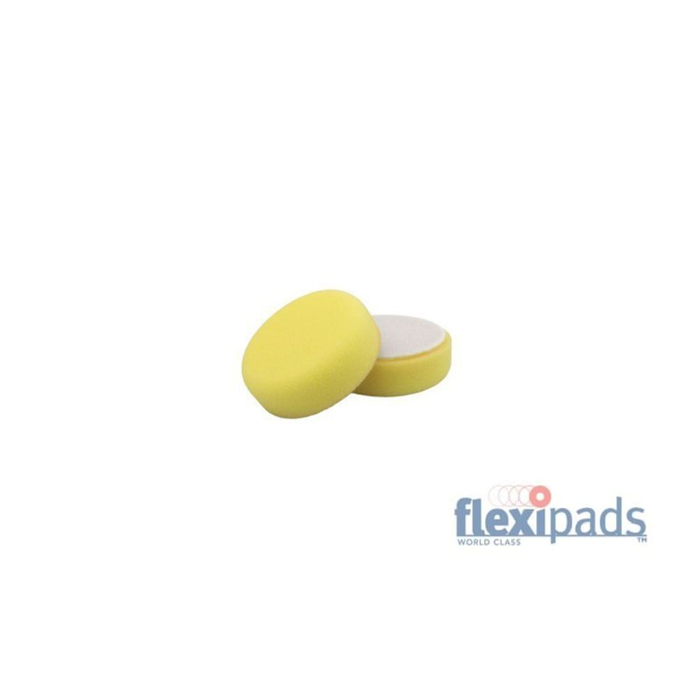 Flexipads minipoleerimispadi, keskmise kõvadusega, kollane, ø 80 x 25 mm