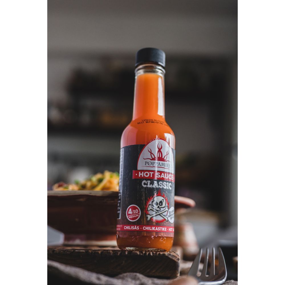 Poppamies Hot Sauce Classic chilisås 150 ml