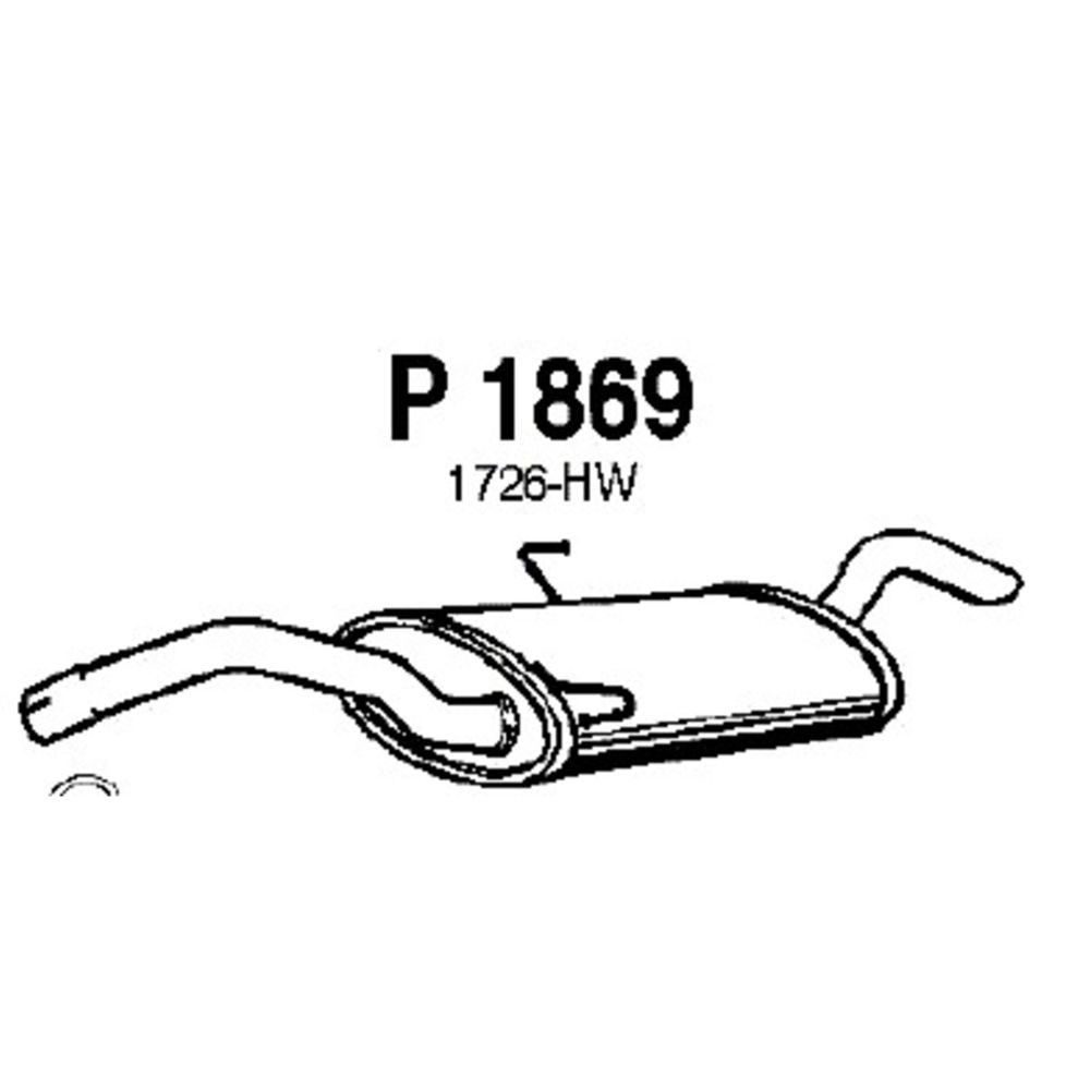 Takaäänenvaimentaja 14-9537