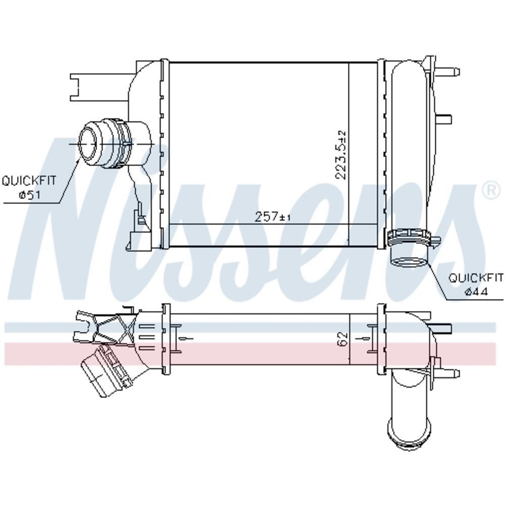 Kompressoriõhu radiaator 30-00098