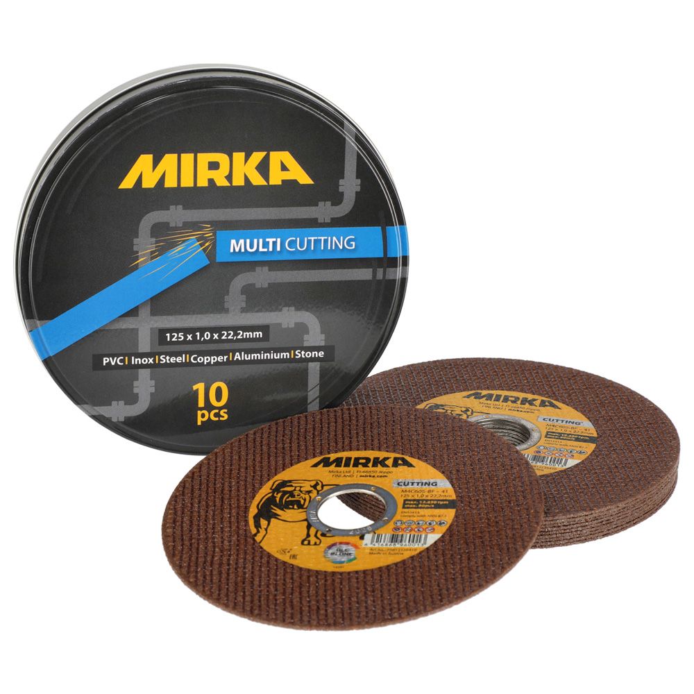 Mirka Multi katkaisulaikka 125 x 1,0 mm 10 kpl