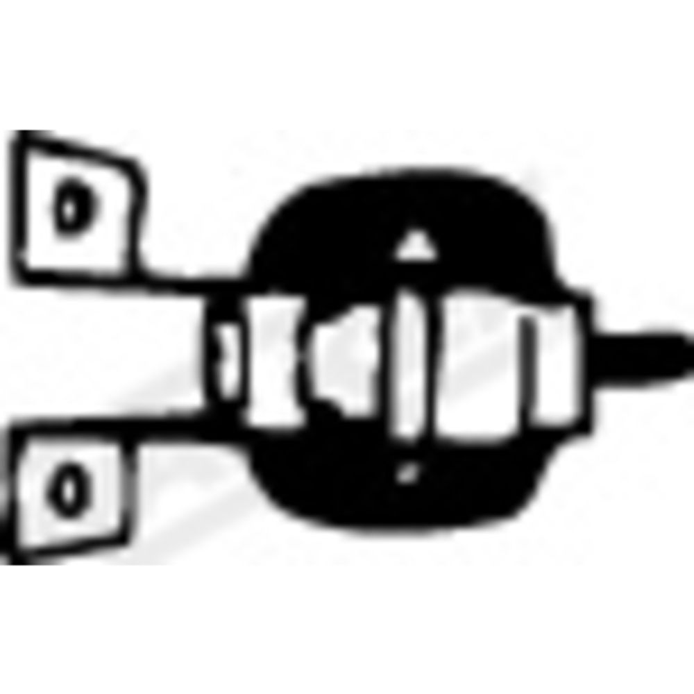 Pakoputkiston kumipalkki 14-0765