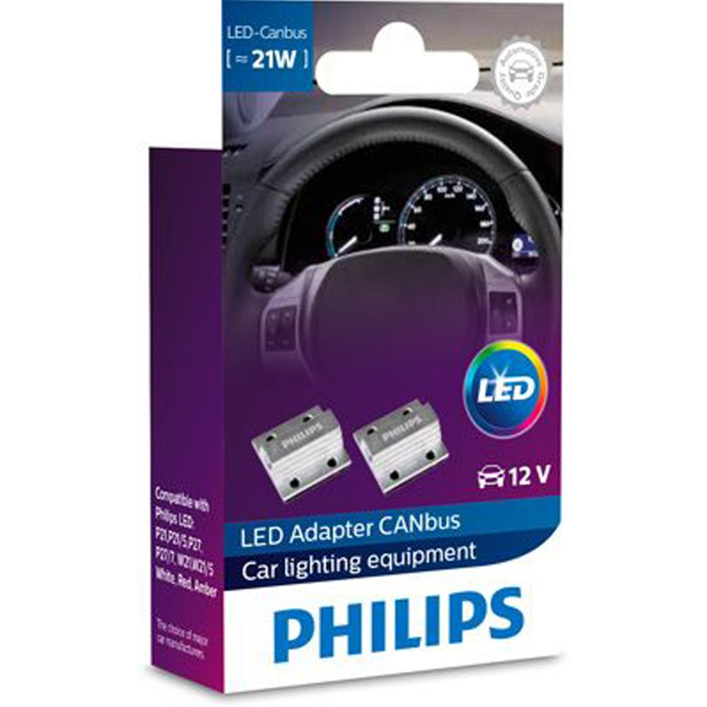 Philips LED adapter CANbus 21W 12V CAN-väyläsovitinpari