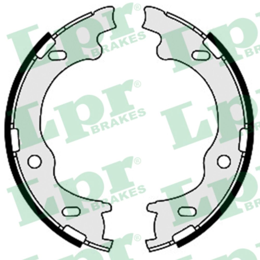 Bromsbackar, sats, parkeringsbroms 22-3501