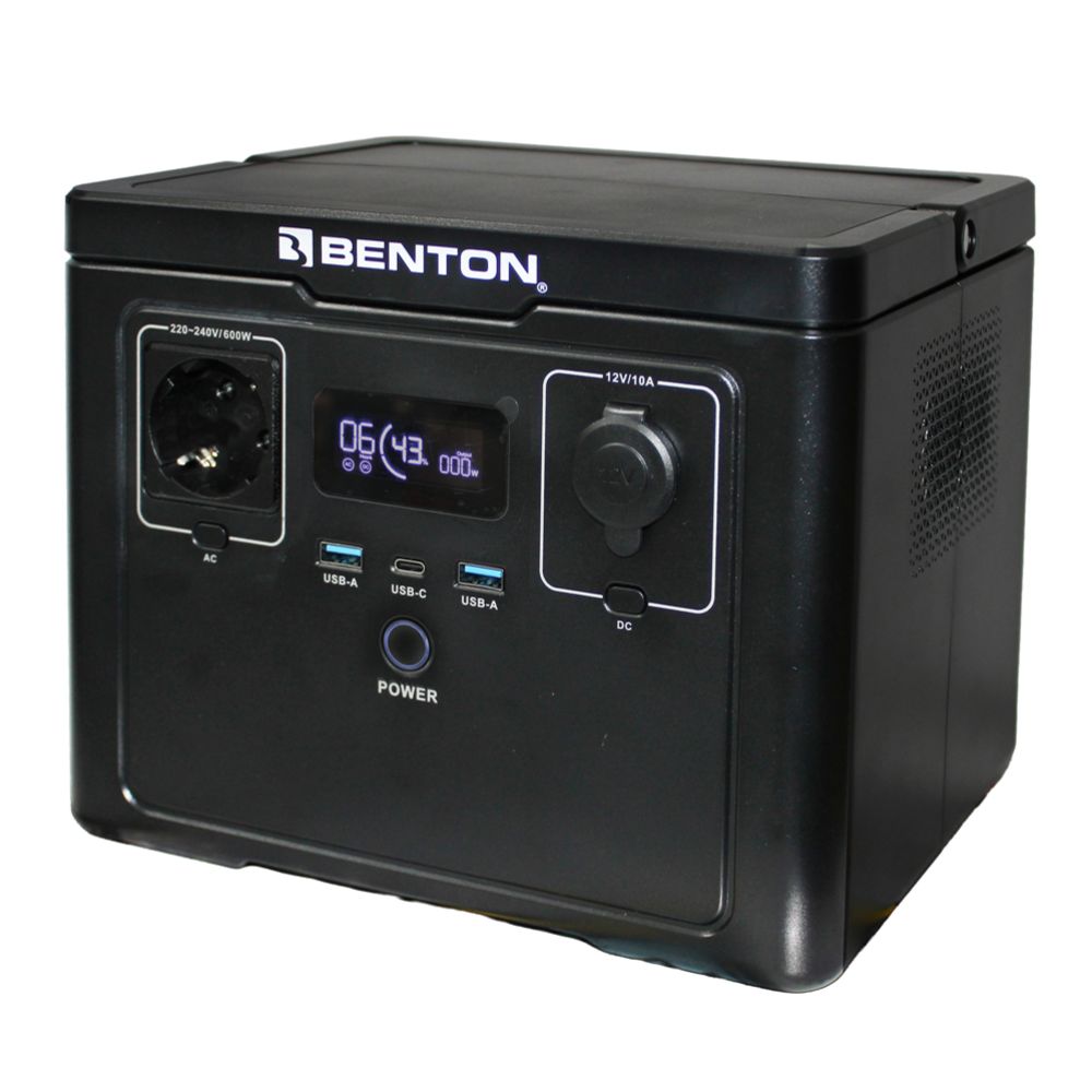 Benton portabel powerstation 600 W 512 Wh