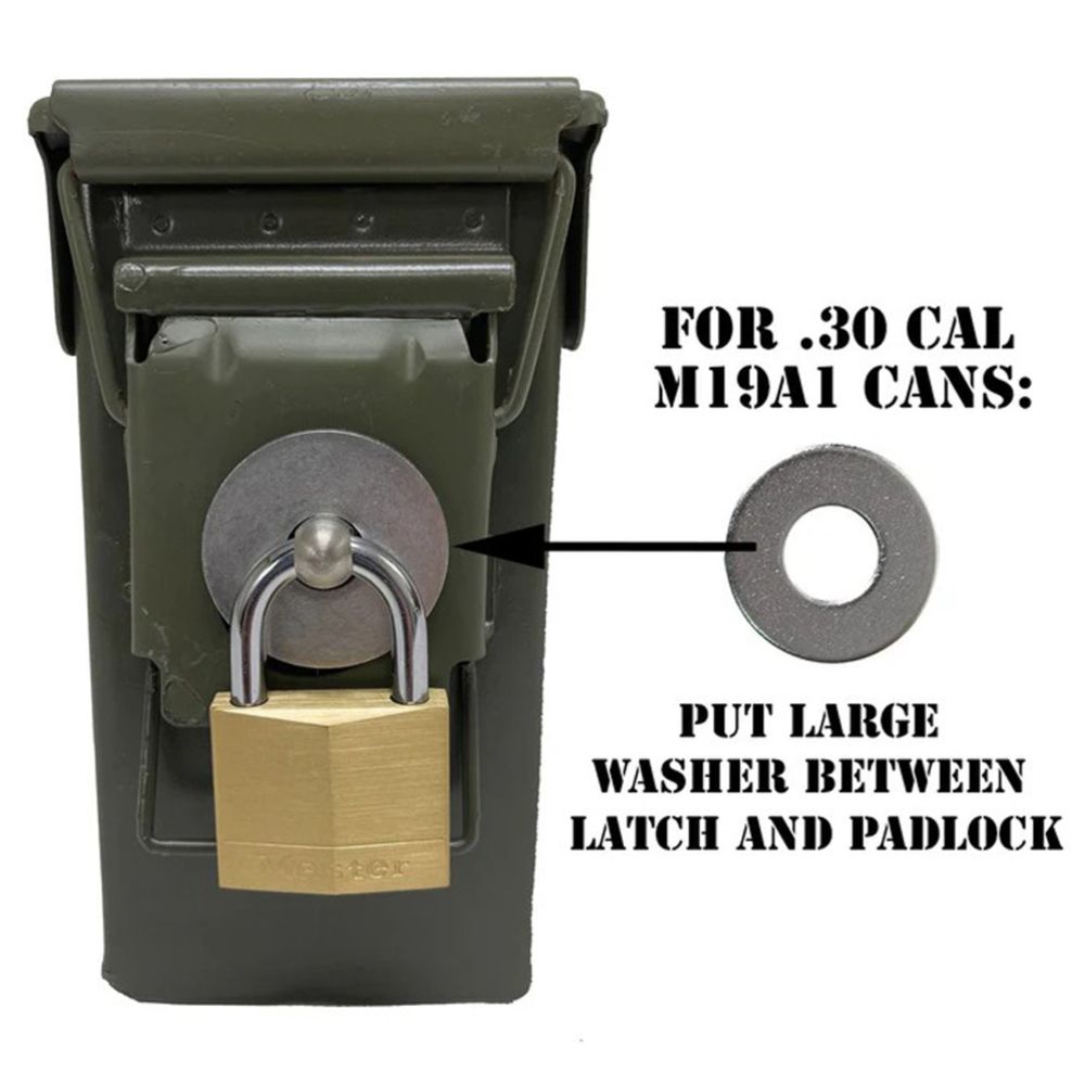 Ammo Can Man ammuslaatikon lukkosarja