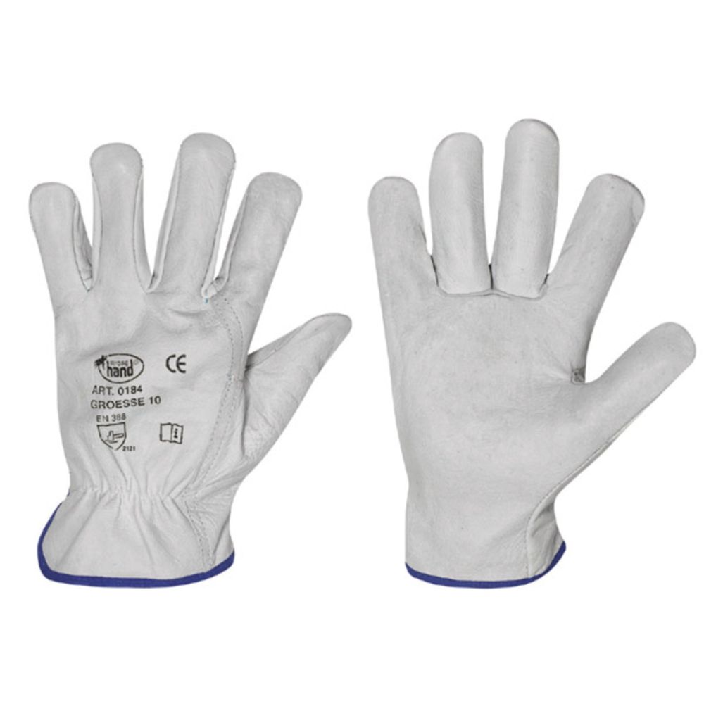 Silverstone naudannahkakäsineet koko 10