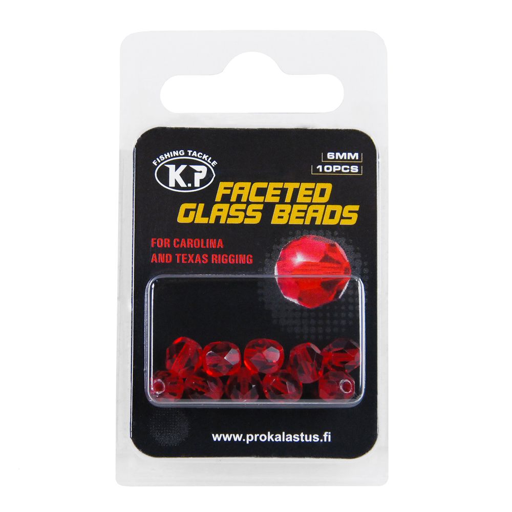 K.P Baits lasihelmi 6 mm 10 kpl