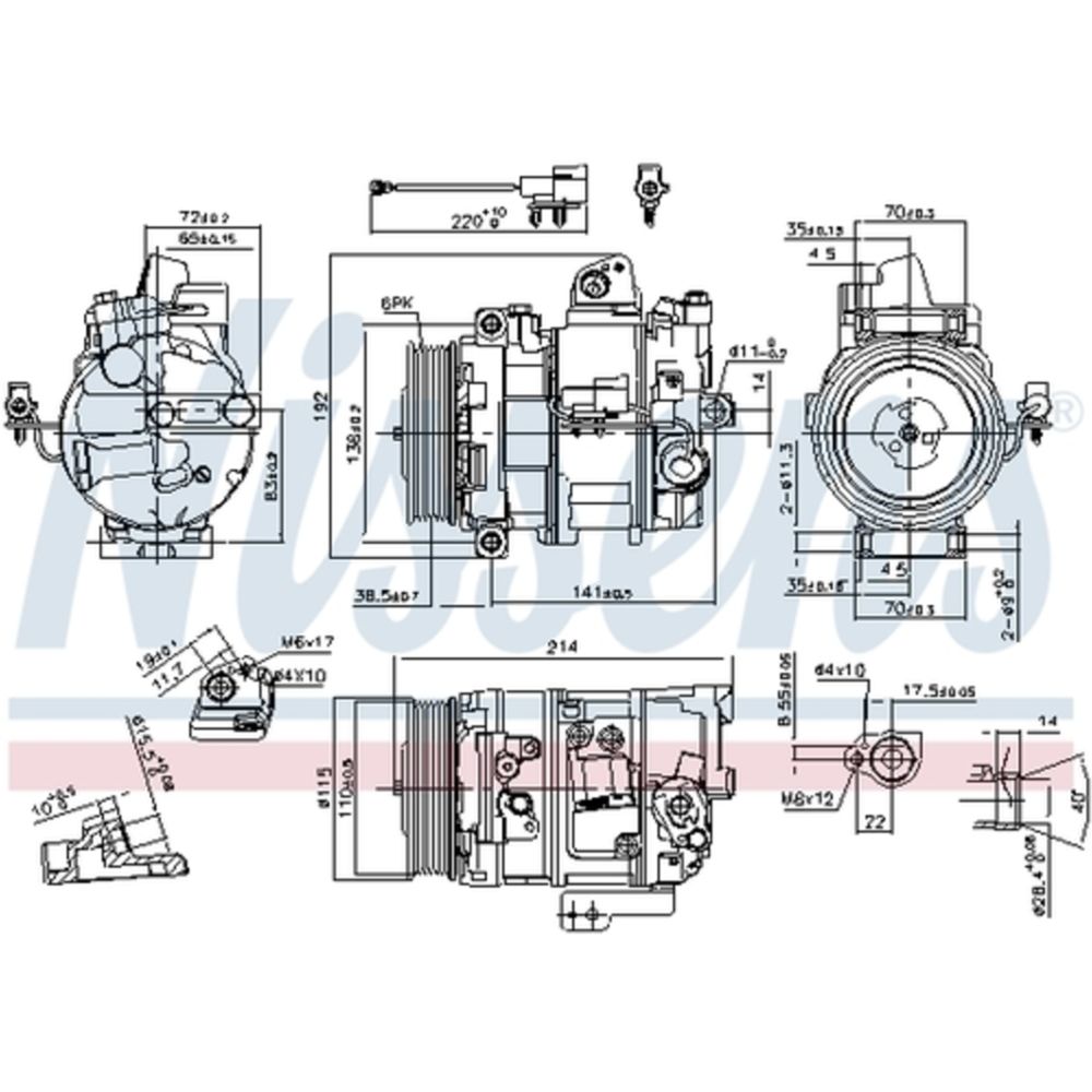 Ilmastointilaitteen kompressori 30-05874