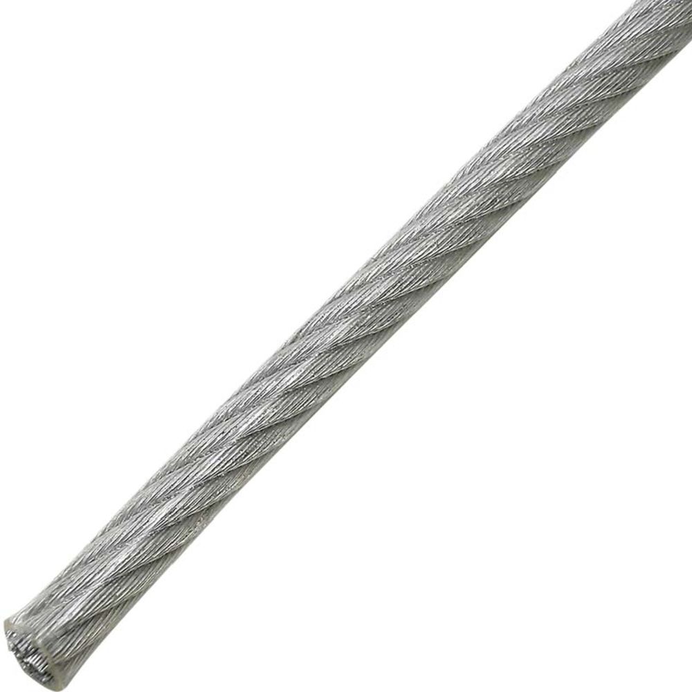 Plastbelagd vajer 4/6 mm 1 m