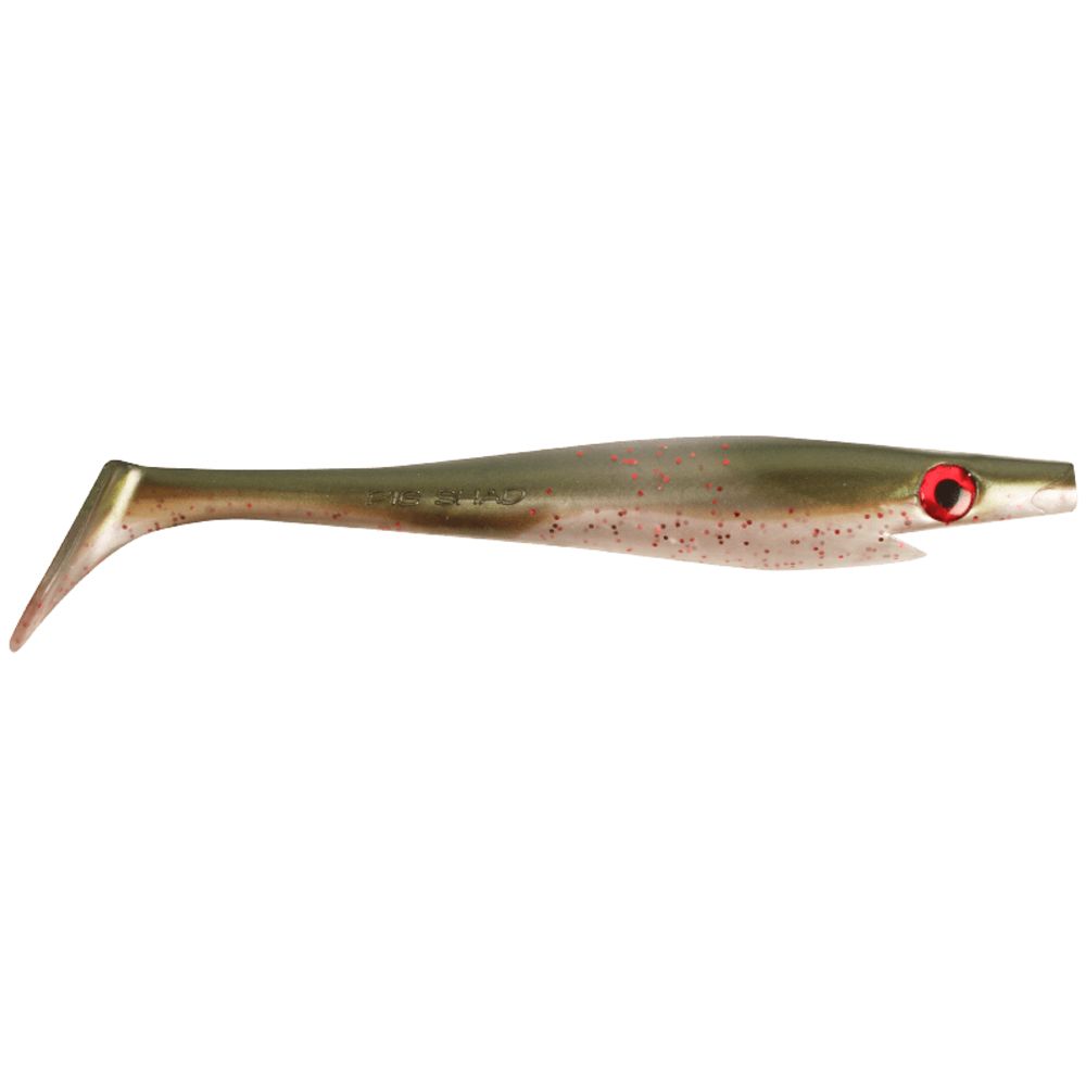 Strike Pro Pig Shad jr 20 cm 50 g haukijigi väri: Red Tiger 141