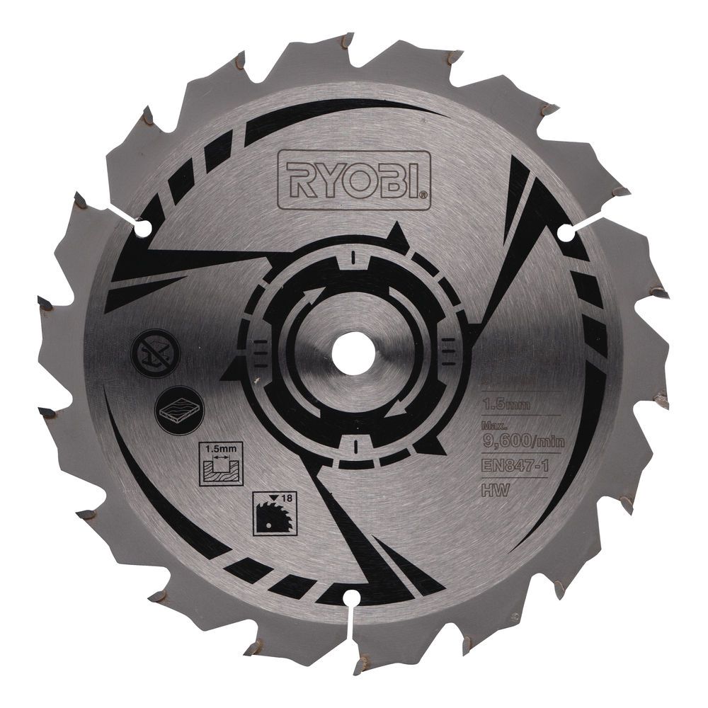 Ryobi pyörösahanterä 150 * 10 mm 18 hammasta CSB150A1