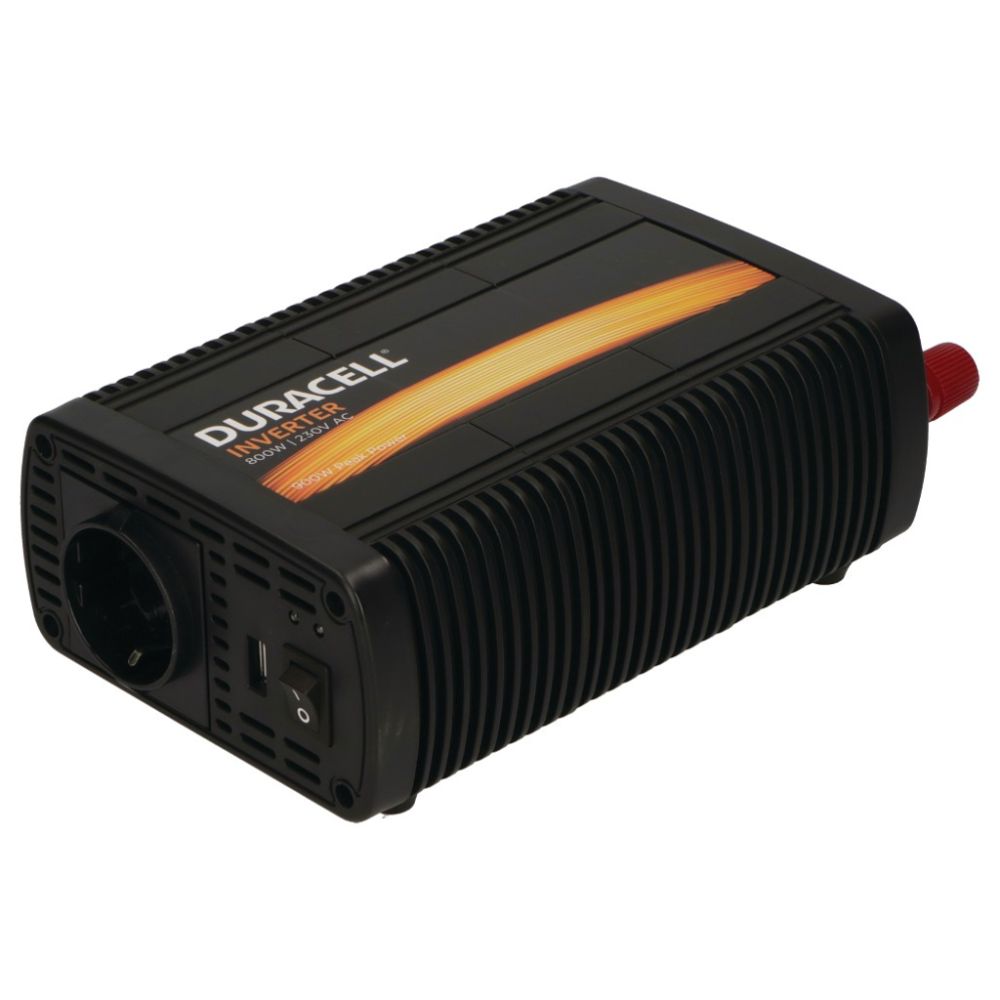 Duracell 800 W inverter, 1 x pistik 1 x USB 2,4 A