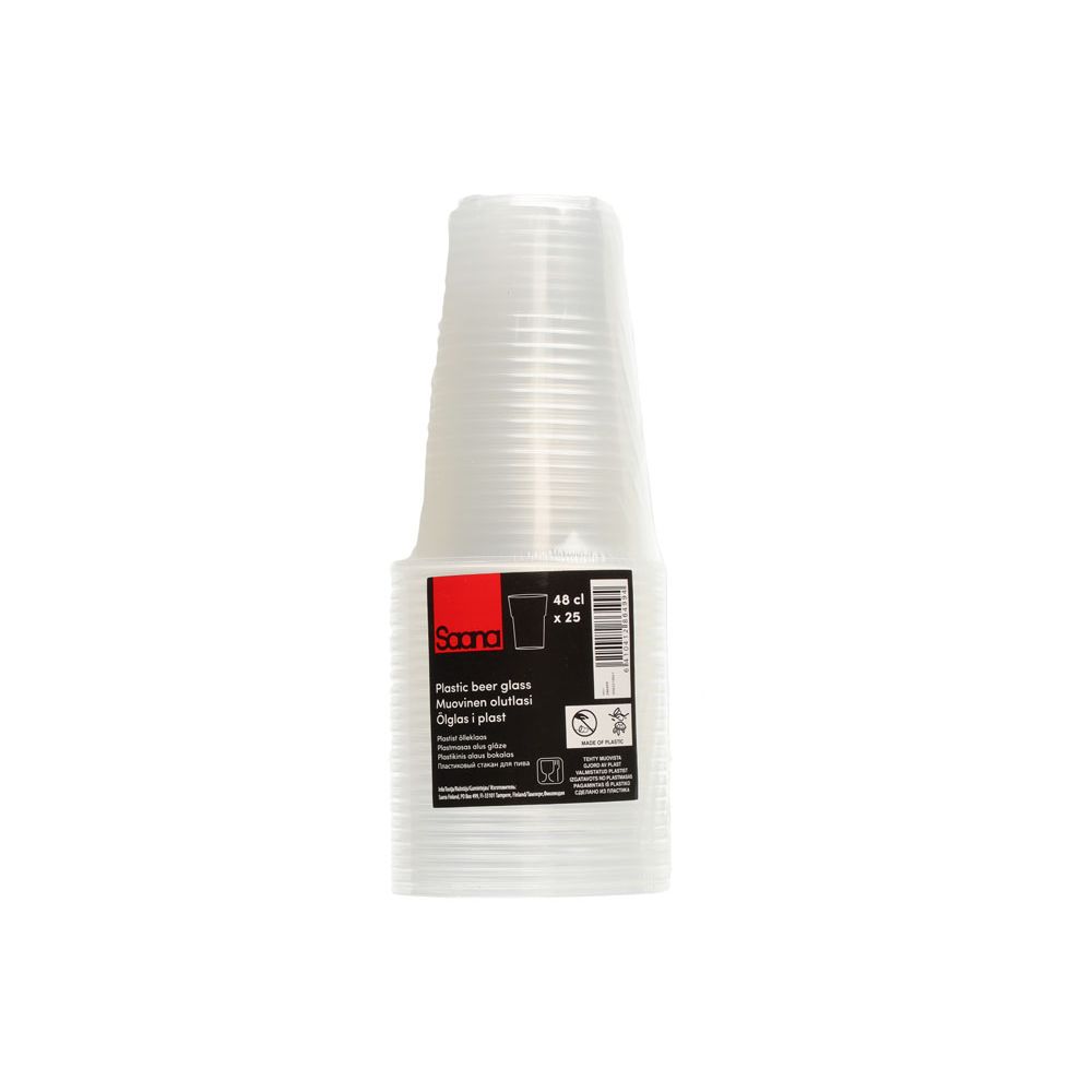 Saana engångsglas 480 ml 25 st.