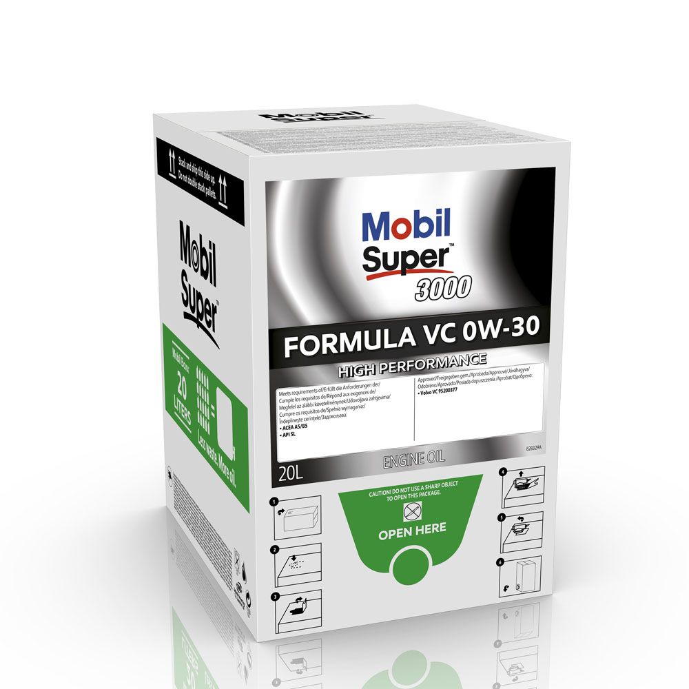 MOBIL SUPER 3000 FORMULA VC 0W-30 - bag-in-box 20 L
