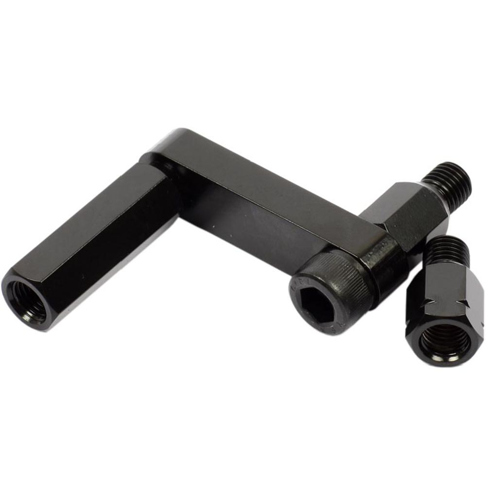 DZ Hardware spegelförlängare svart
