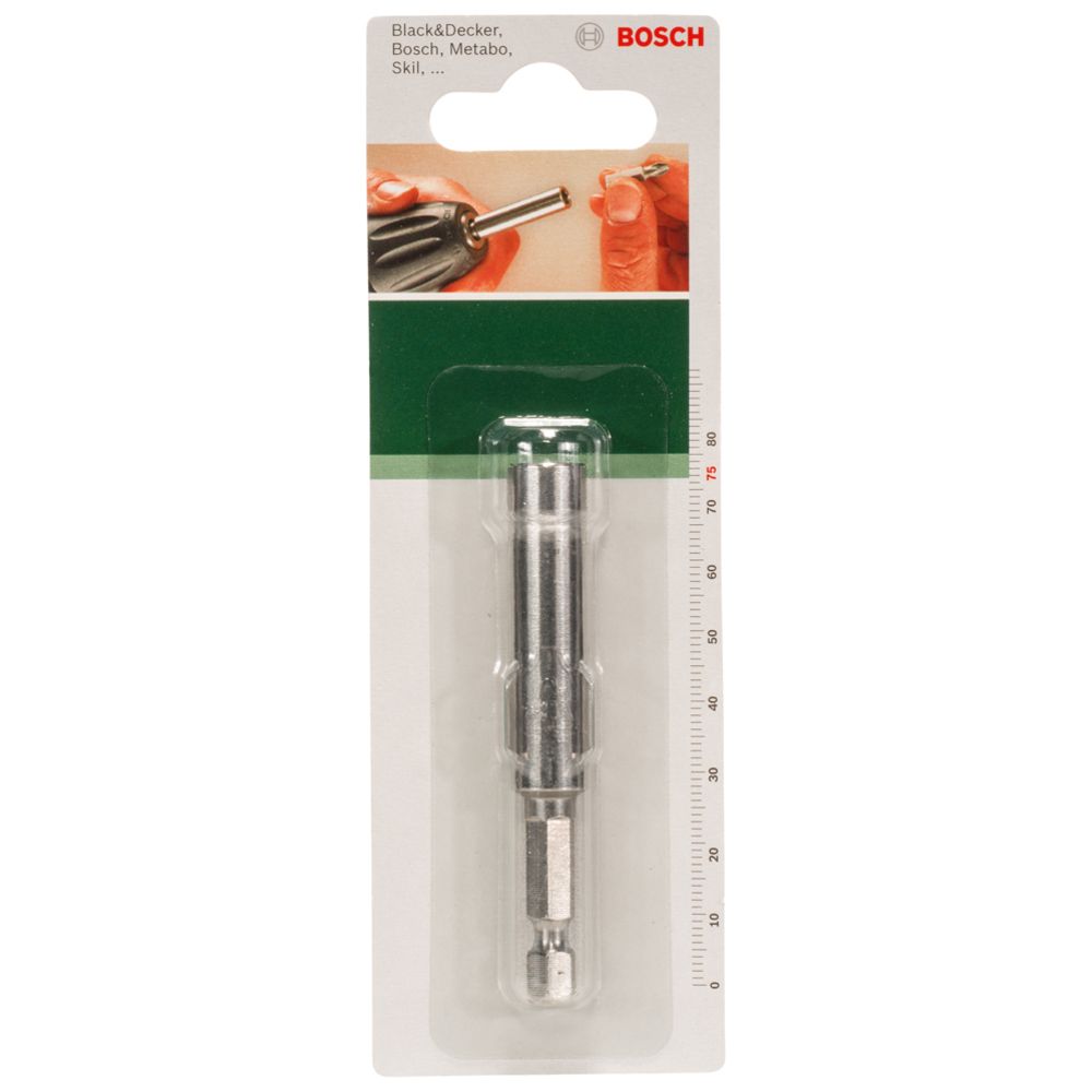 Bosch universaalne hoidik 75 mm, 1/4" kuuskantkinnitusega, lukustusrõngaga