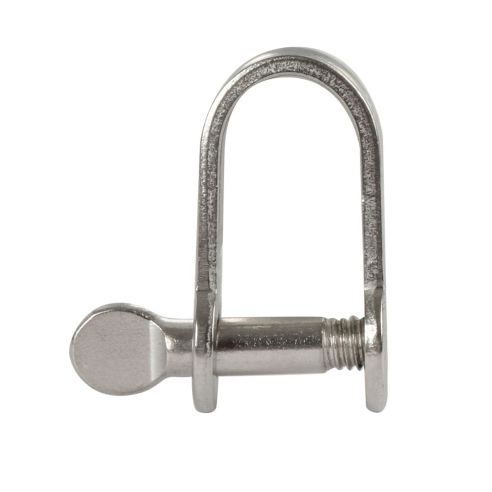 Naviquest D-schackel tunn 6 x 15 x 25 mm AISI316