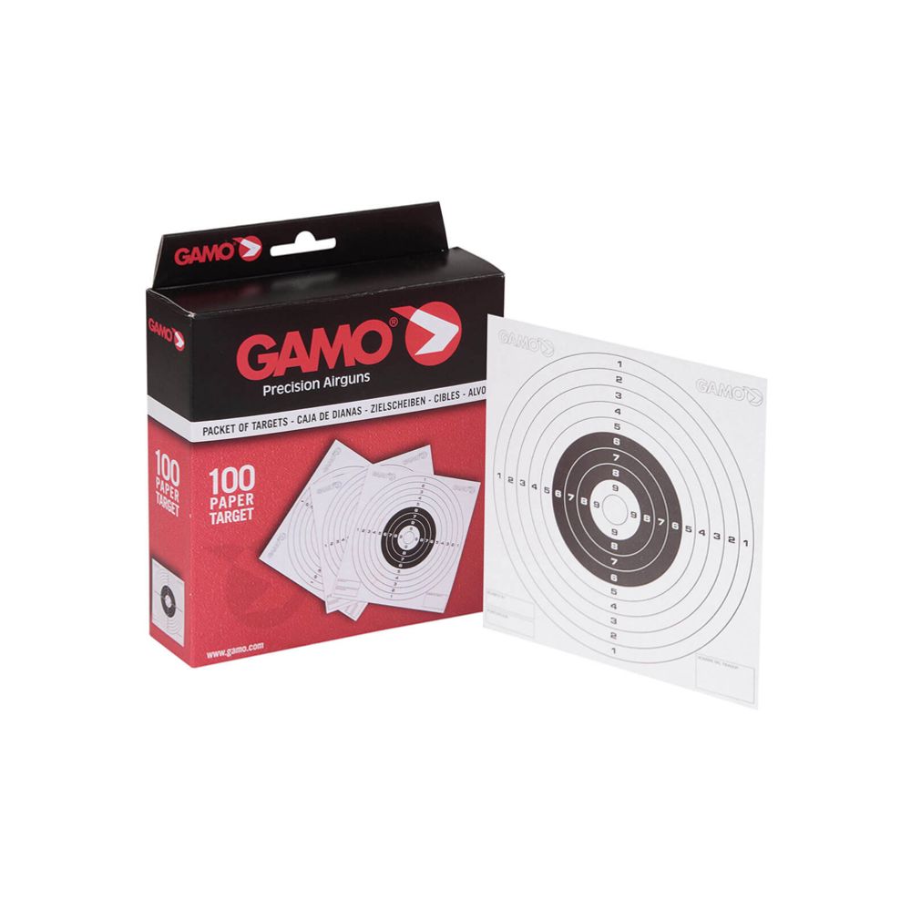 Gamo måltavla 100 st.