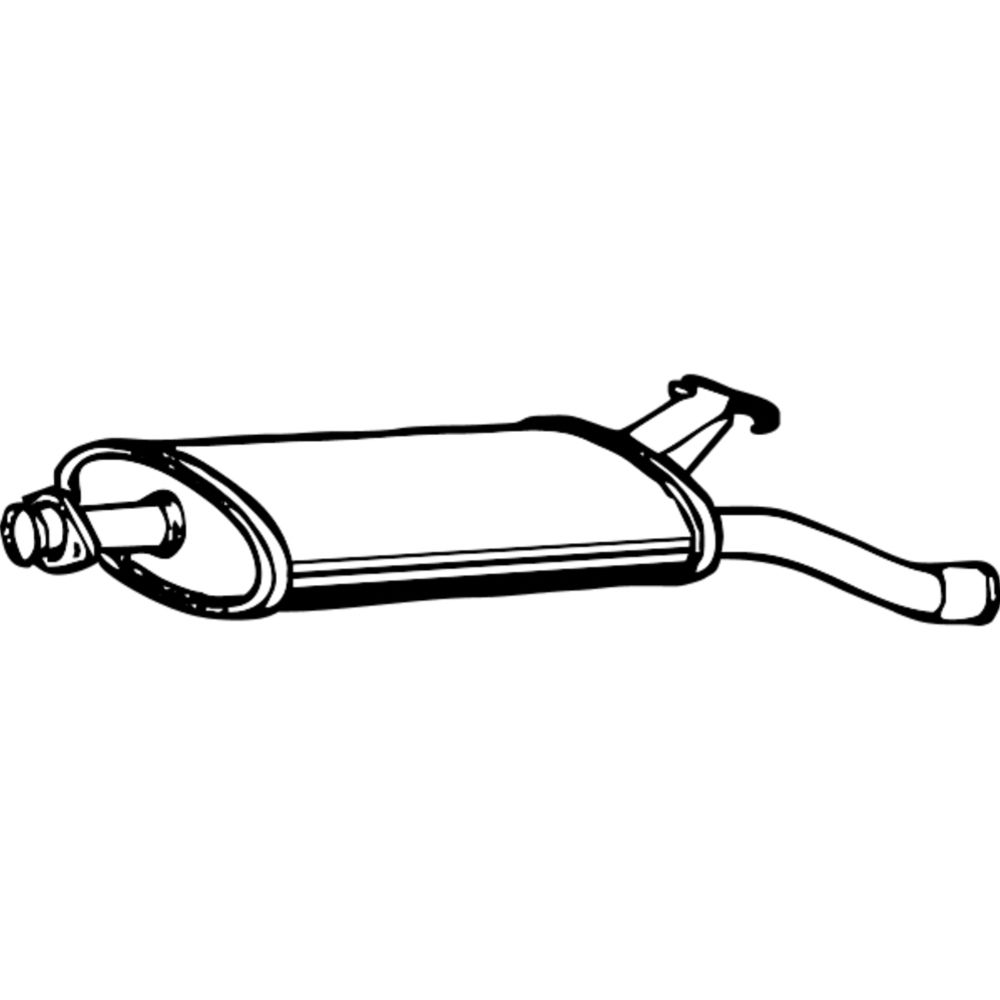 Takaäänenvaimentaja 14-5367