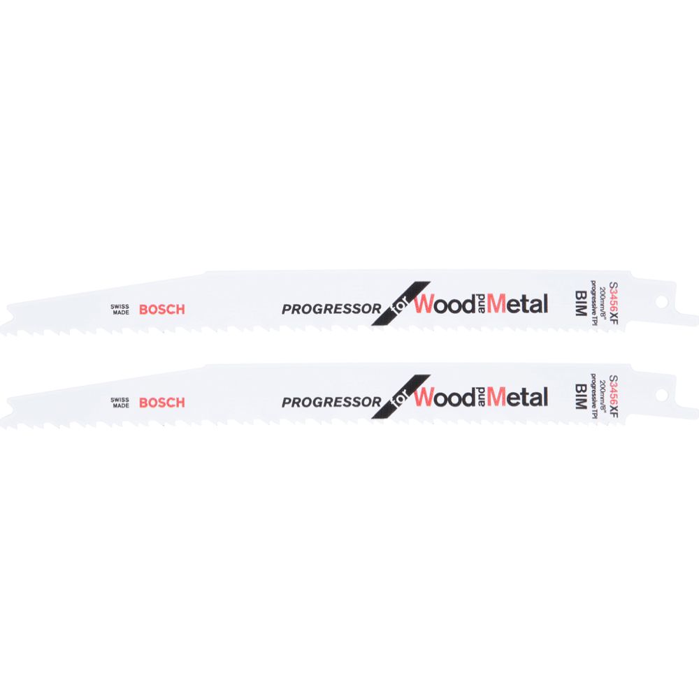 Bosch puukkosahanterä S 3456 XF Progressor for Wood and Metal, 2 kpl