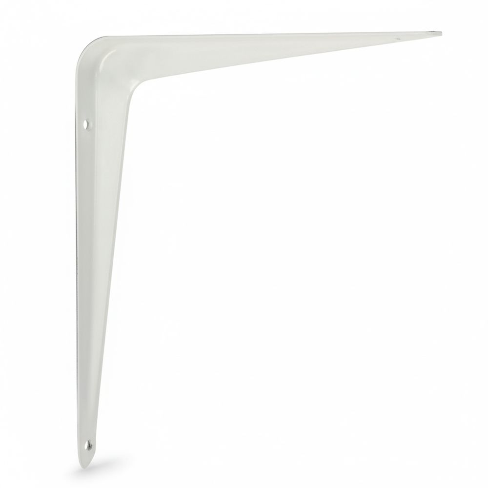 Arctic Design hyllkonsol stål 100 x 125 mm vit 2 st.