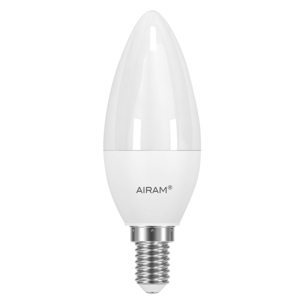 Airam LED-lühterlamp, hämardatav, E14, 4,9 W, 2700 K, 470 lm